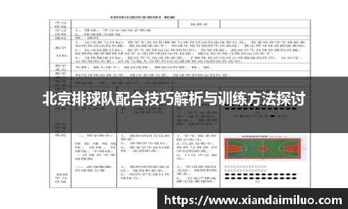 北京排球队配合技巧解析与训练方法探讨